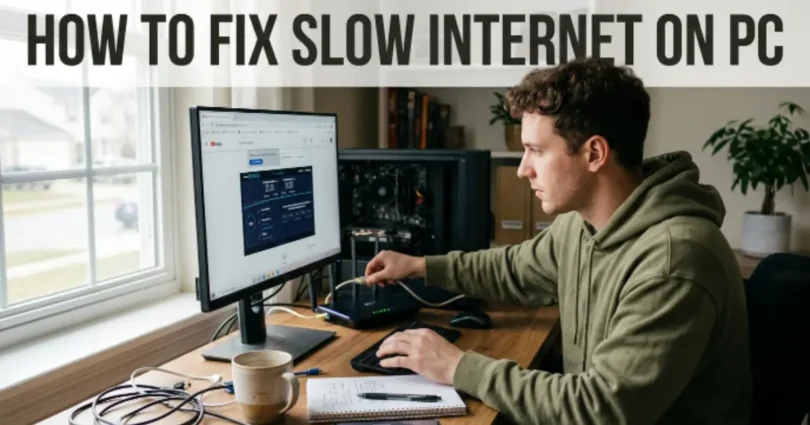 how to fix slow internet on PC
